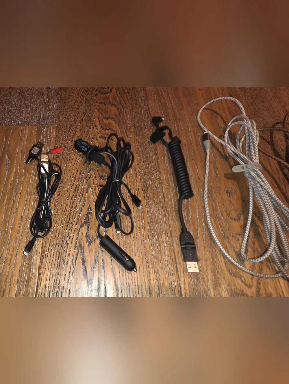 Apple - Lightning Cords Bundle - 14 Cords w/Wraps - (Lighting, USB-A, USB-C, 12V